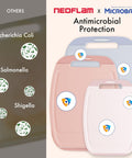 BiJu 3PCs Antimicrobial Poly Cutting Board set (S/M/L) Pink
