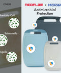 BiJu 3PCs Antimicrobial Poly Cutting Board set (S/M/L) Blue