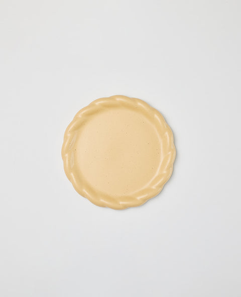 Better Finger Ceramic Plate Small- Yellow