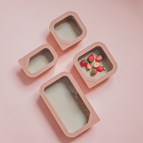 Fika One Ceramic Rectangular, Square 4 set