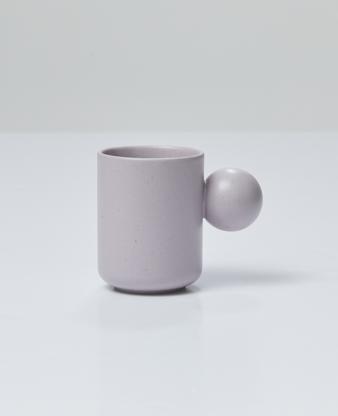 Better Finger Ceramic Ball Mug - Purple