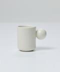 Better Finger Ceramic Ball Mug - White