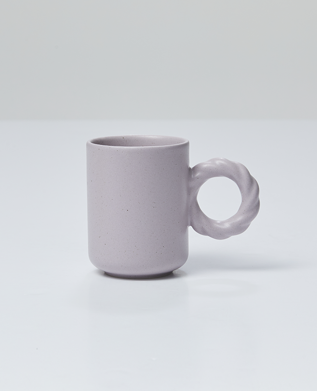 Better Finger Ceramic Twist Mug - Purple