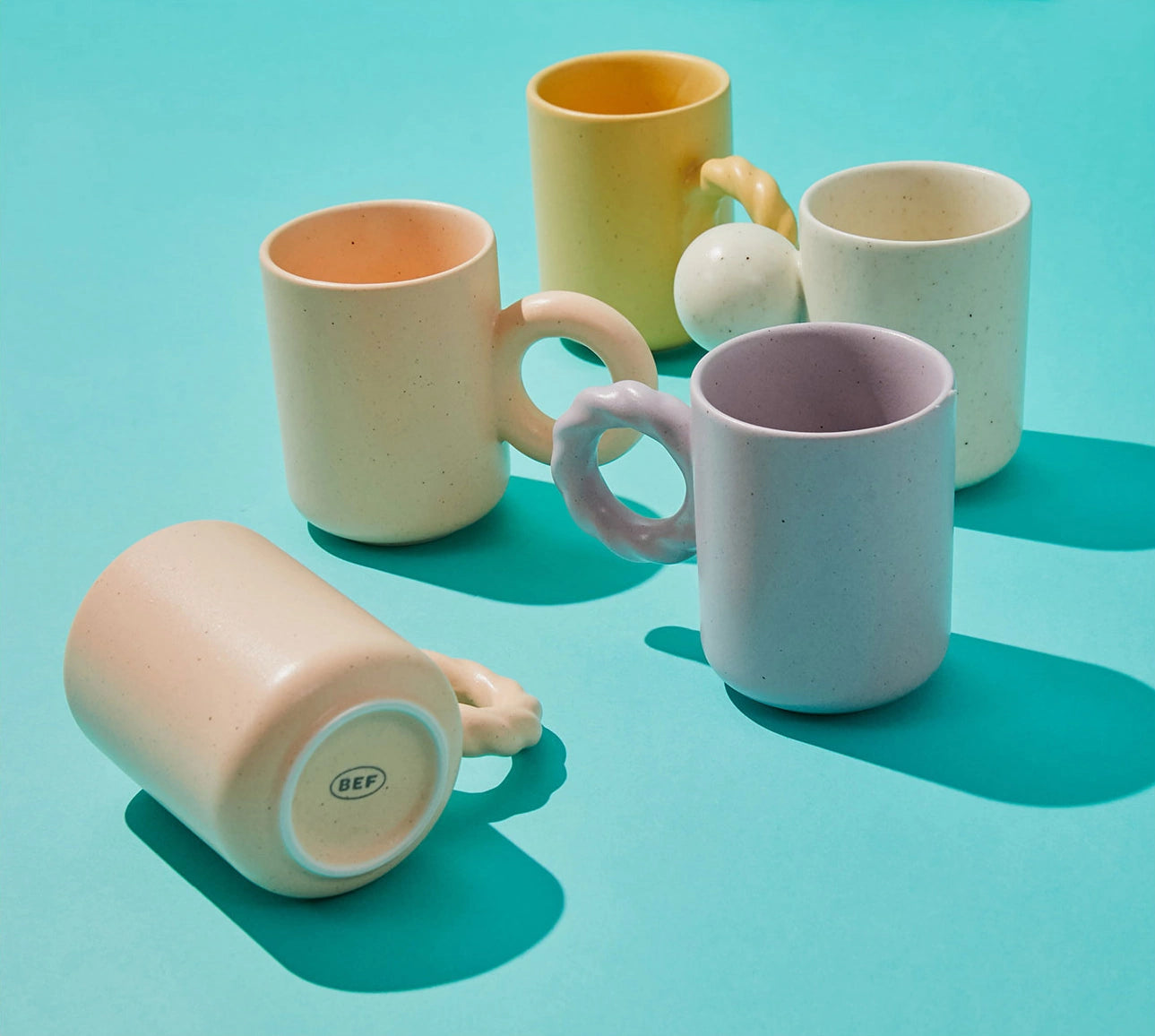 Better Finger Ceramic Ball Mug - 4 Colors