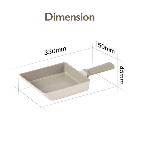 Chou Chou Rolled Omelet Pan 5.9" - Full IH Compatible