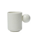 Better Finger Ceramic Ball Mug - White