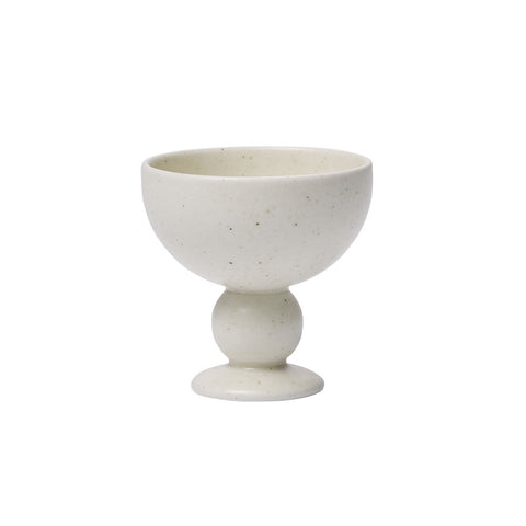 Better Finger Ceramic Goblet Cup - White