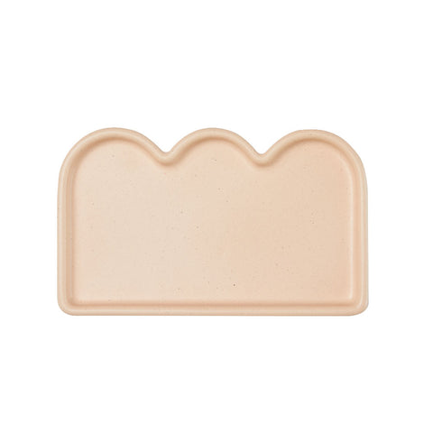 Better Finger Ceramic Meal Tray - Pink