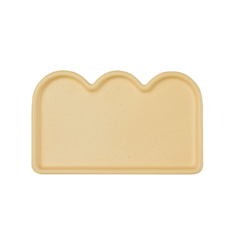 Better Finger Ceramic Meal Tray - Yellow