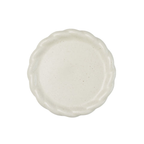 Better Finger Ceramic Plate Small - White