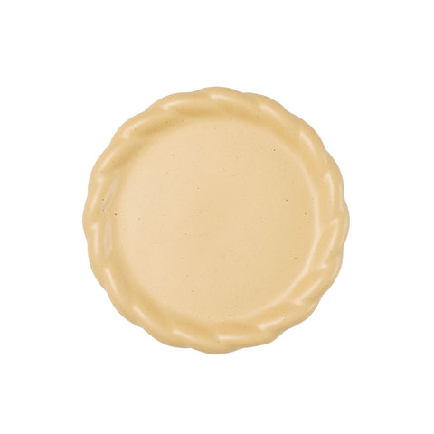 Better Finger Ceramic Plate Small - Yellow