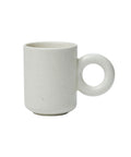 Better Finger Ceramic Ring Mug - White