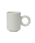 Better Finger Ceramic Twist Mug - White