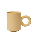 Better Finger Ceramic Twist Mug - Yellow