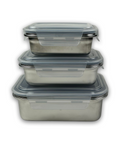 Stainless Steel Rectangular Food Container
