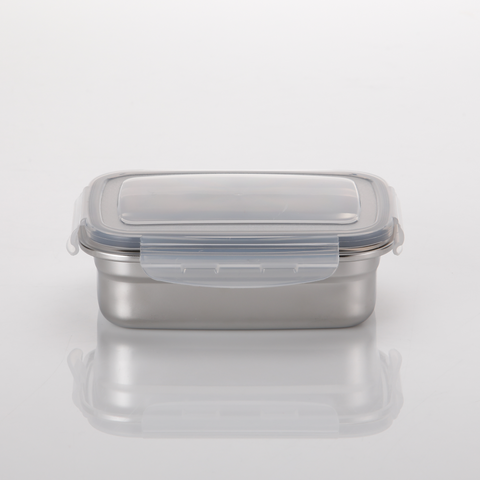 Stainless Steel Rectangle Food ContainerStainless Steel Rectangle Food Container