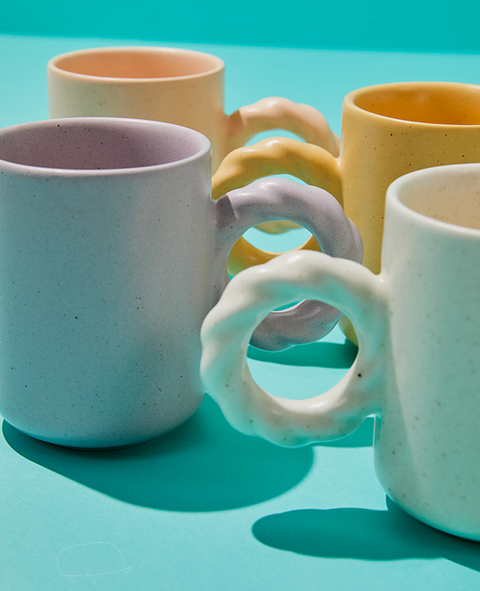 Better Finger Ceramic Twist Mug - 4 colors