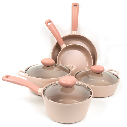 Neoflam Retro: 5 piece Ceramic Nonstick Cookware Set 