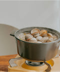 YARN Ceramic stove Top cookware 1.4qt (1.35L) Pot - Gray